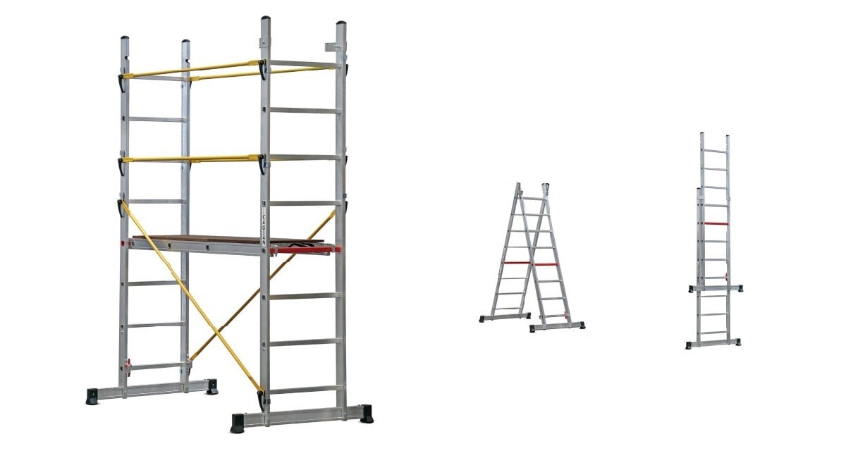 ÇAĞSAN MERDİVENÇağsan PL002 Çok Amaçlı İskele & MerdivenPL002-2.46m-4.41m