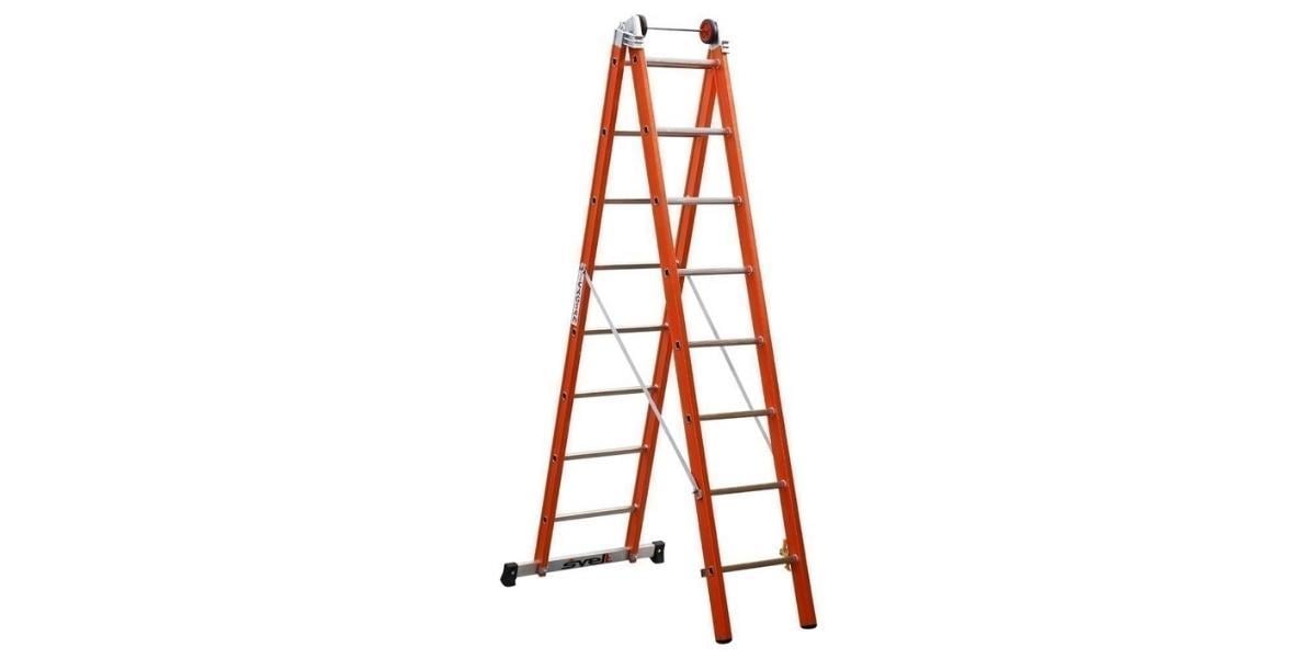 Çağsan V2 İki Parçalı Çok Amaçlı Fiberglas Merdiven