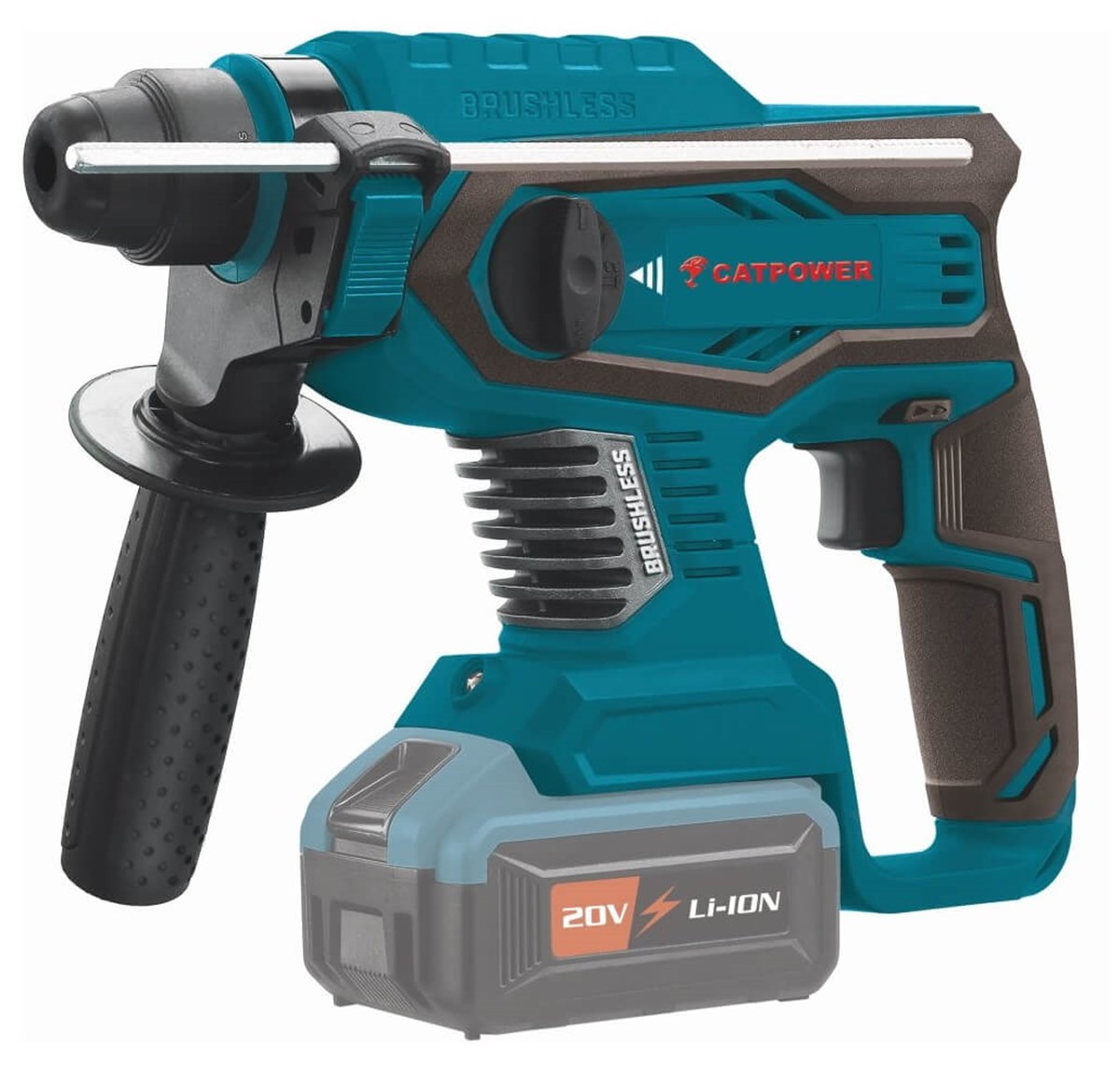 CATPOWERCatpower 4125 Akülü Kırıcı Delici Li-ion Makina Kömürsüz 2,2J 20V Sadece MakinaCAT4125