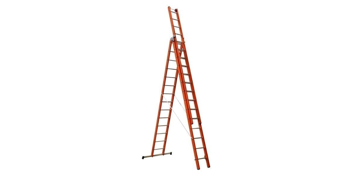 Çağsan V3 FS 220 Üç Parçalı Çok Amaçlı Fiberglas Merdiven 10.4m