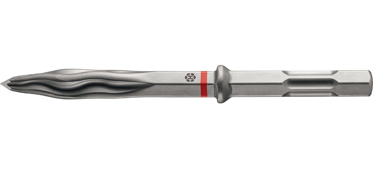 Hilti Sivri uç TE-HX SM 40 Beton Kırıcı Sivri Uç Dalgalı Kanallı Altıgen Form