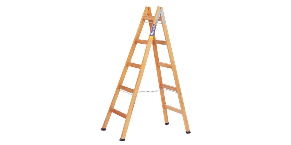 Saraylı 1405 A Tipi  Ahşap Merdiven 5 Basamak 1.7m