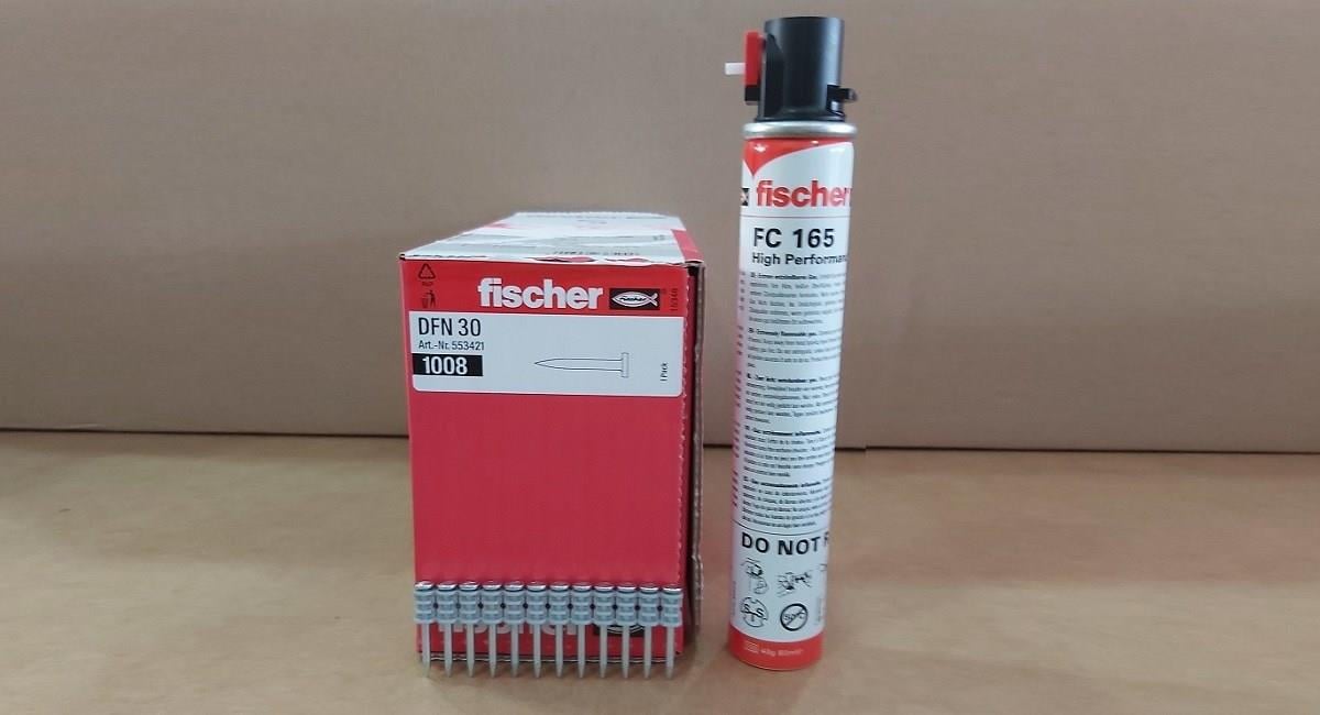 fischerFischer Çivi Gaz 30mm Betona Çakım#DFN 30