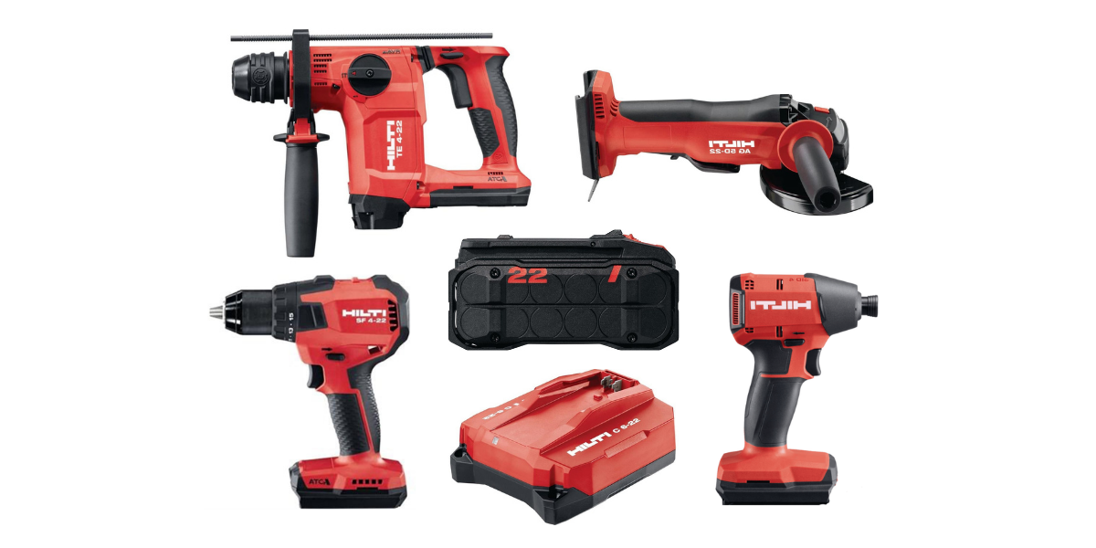 Hilti 4 Makinalı Akülü Set