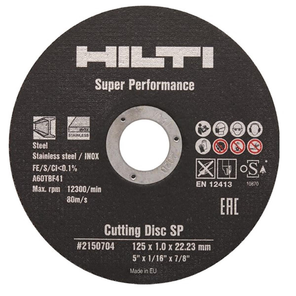 HİLTİHilti İnox Kesici Taş İnce 115mm Yüksek PerformansAC-D SP 115x1mm #2200636