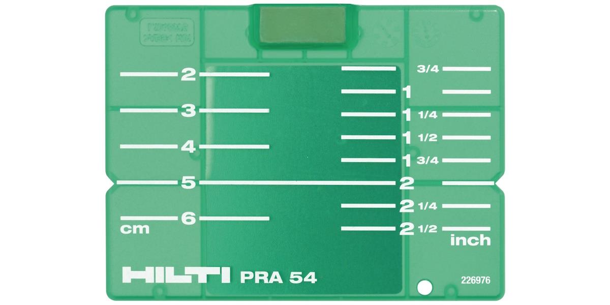 HİLTİHilti Lazer Hedef Plakası YeşilPRA 54 #226976
