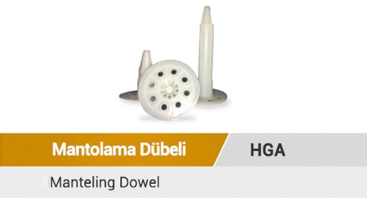 Hofman HGA 100mm Çivili Mantolama Dübeli 1000 Adet/Koli