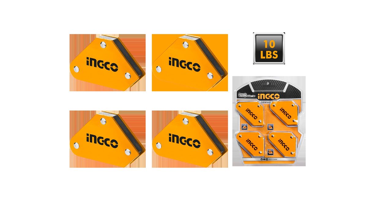 INGCOIngco AMWH4001 Manyetik Kaynak Tutucu 4'LÜ SetING-AMWH4001