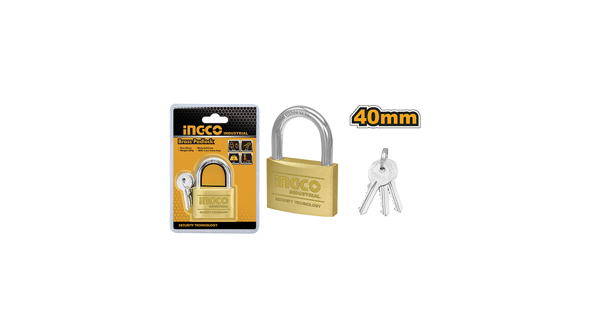 INGCOIngco DBPL0402 Pirinç Asma Kilit 40mmING-DBPL0402