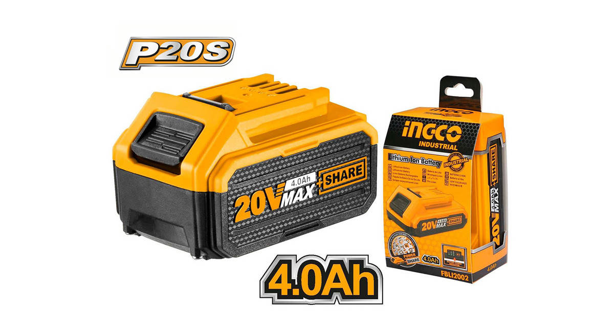 INGCOIngco FBLI2002 Li-ion Akü 20V 4.0AhING-FBLI2002