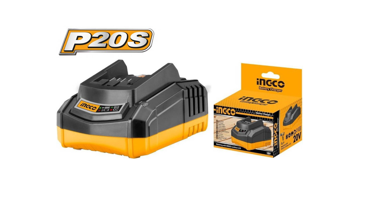 INGCOIngco FCLI2001E Hızlı Akıllı Şarj Cihazı 20VING-FCLI2001E