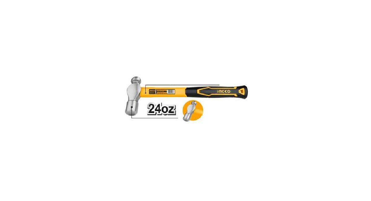 INGCOIngco HBPH88024 Fiberglass Saplı Balyoz 660gING-HBPH88024