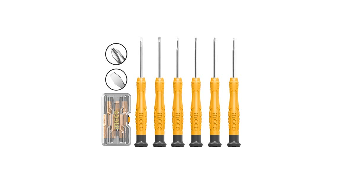 Ingco HKSD0618 6lı Elektrikçi Tornavida Set