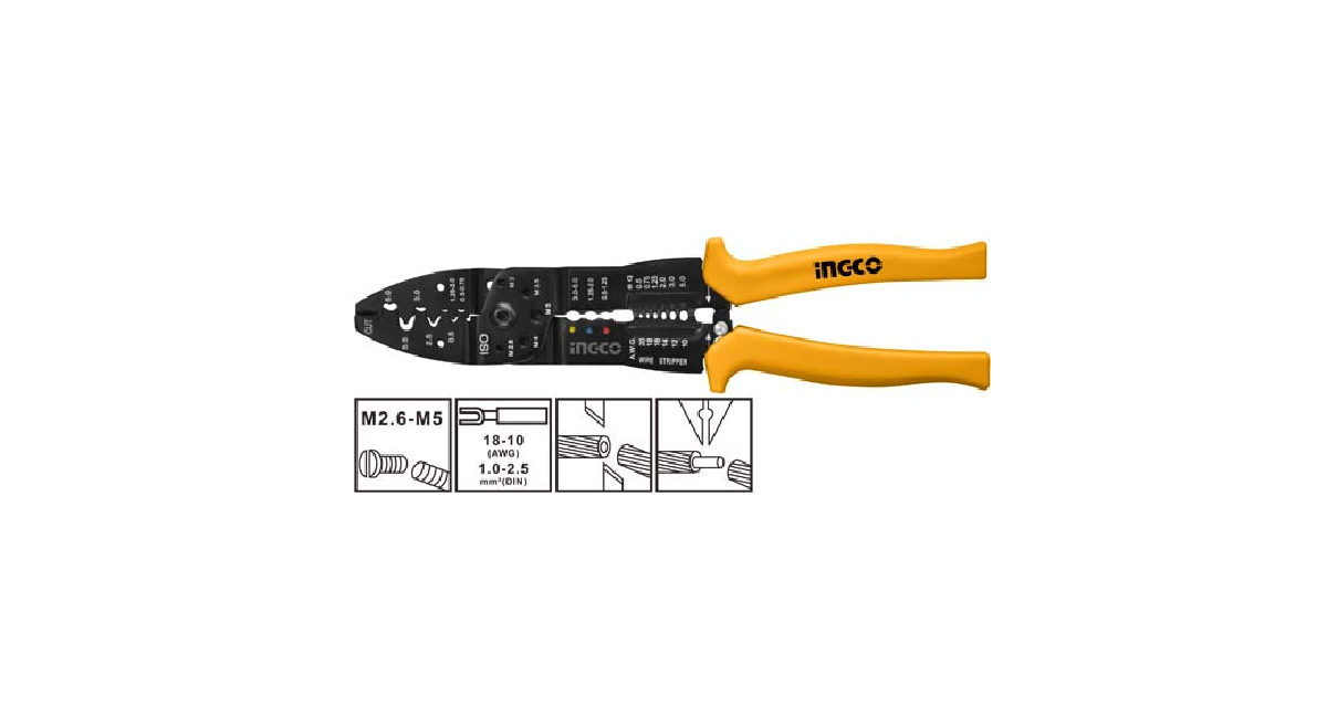 Ingco HWSP101 Endüstriyel Kablo Sıyırma Pensesi 250mm