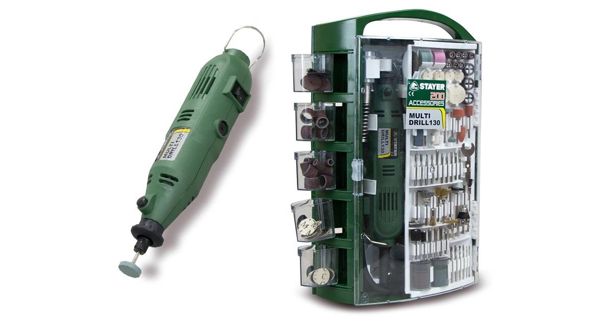 Stayer Multidrill 130W Gravür Taşlama Set