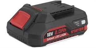 STAYER -PBL2022-AGL2022-batarya 18v 2.ah l20 se