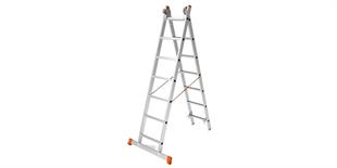 Saraylı 7207 A İki Parçalı A Tipi Çok Amaçlı Alüminyum Merdiven 7 Basamak