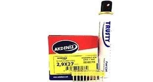 AkdenizAkdeniz Çivi Gaz 27mm Betona ÇakımGP-K2927 (1000 +1 Gaz)