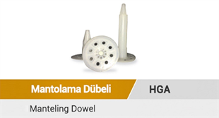 HOFMANNHofman Çivili Mantolama Dübeli 1000 Adet +GazHGA 30mm 