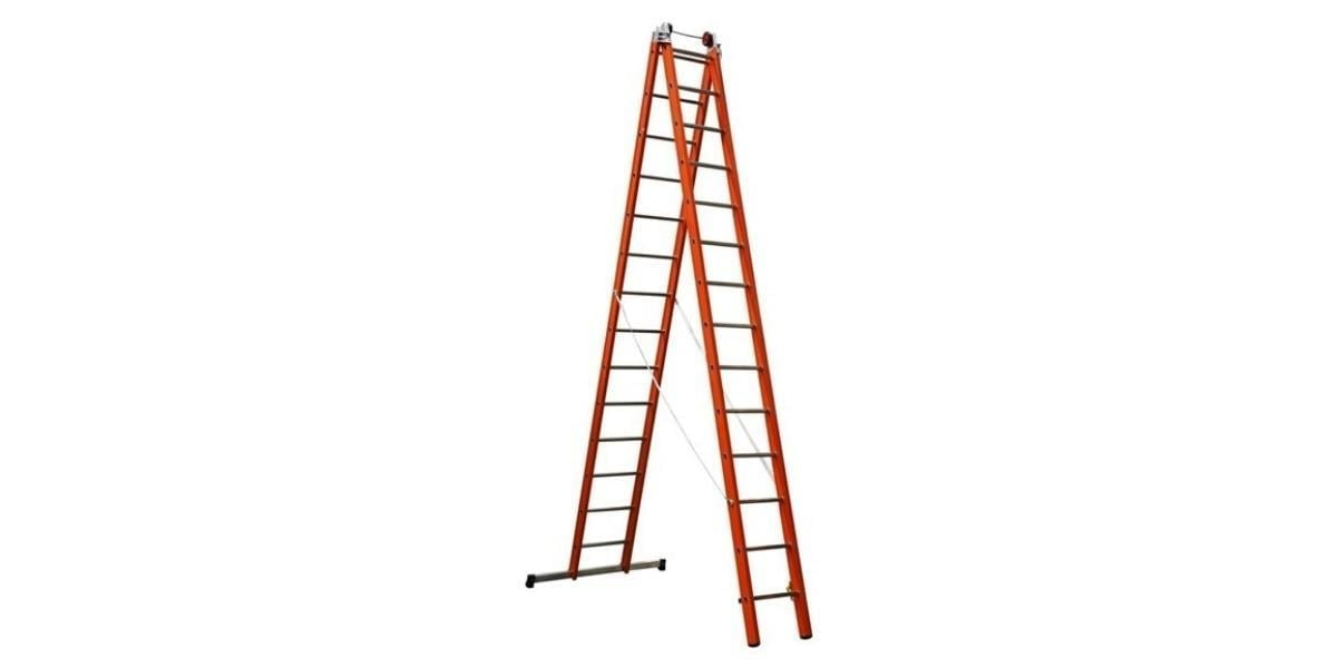 Çağsan V2 FS 8 Elektrik Yalıtımlı İki Parçalı Çok Amaçlı Fiberglas Merdiven 7.8m