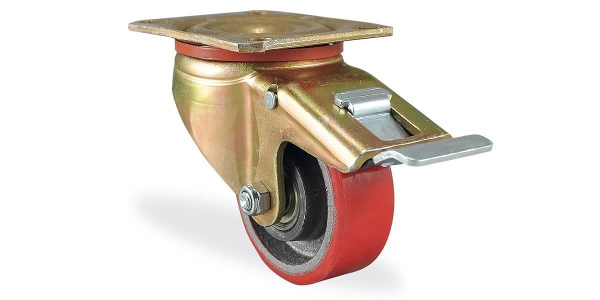 Kama K4102 DOR 080 F18 Ağır Yük Tekeri Tablalı Frenli 200kg