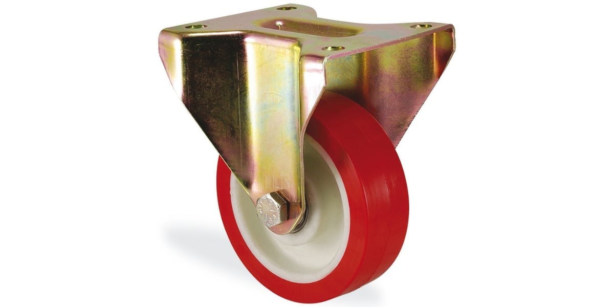 Kama K4107 PUR 125 Ağır Sanayi Tekeri Sabit Tabla 250kg