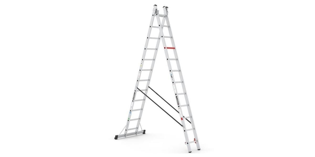 Çağsan Duocombi TSA 7 İki Parçalı Çok Amaçlı Merdiven 6.7m