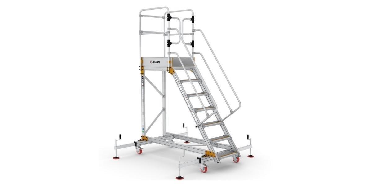 Çağsan EPL1750 1,75m Ruton Denge Ayaklı Profesyonel Alüminyum Platform