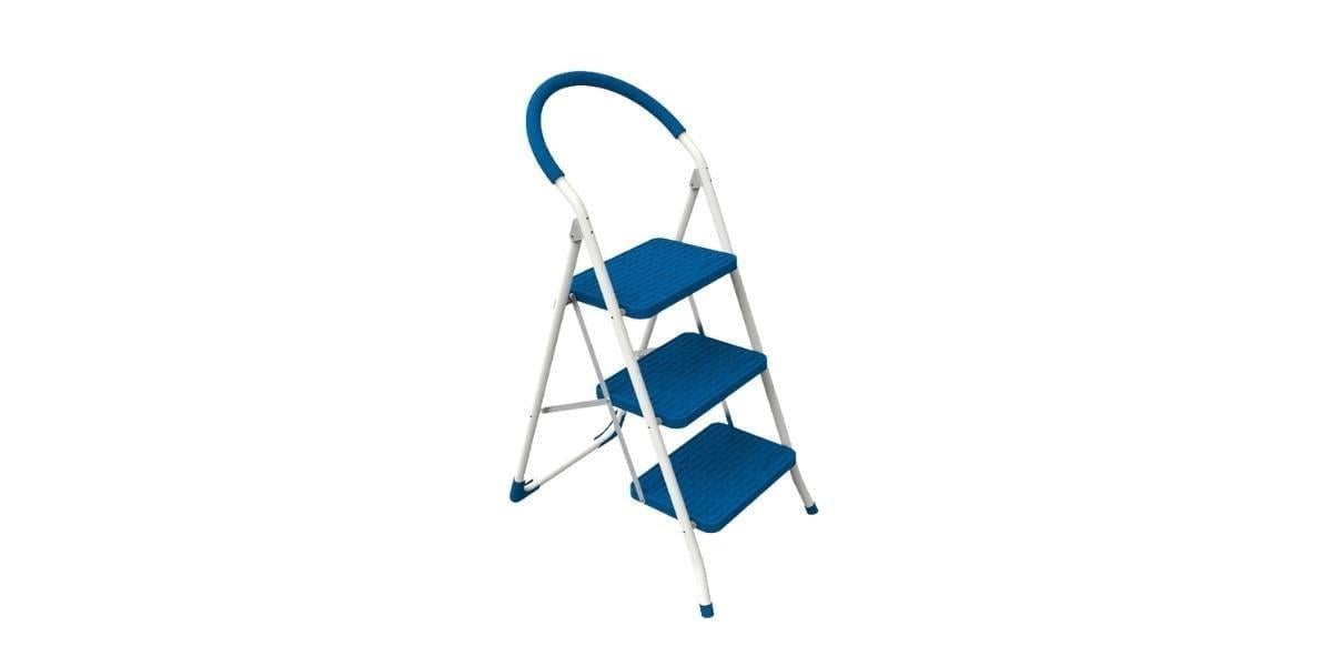 Saraylı 3 Basamaklı Pratik Lüks Mega Metal Merdiven