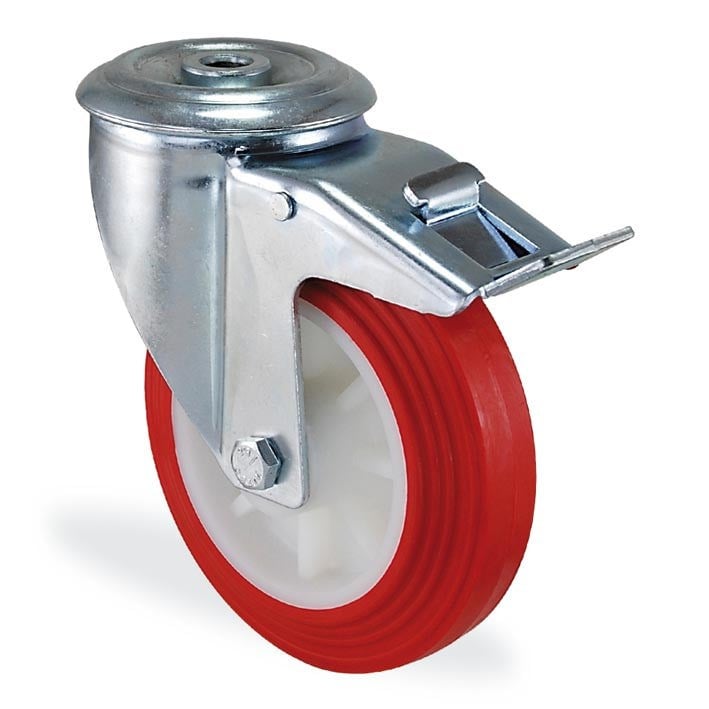Kama K3300 PUB 150 F18 Delik Bağlantılı Frenli Teker 15cm 260kg