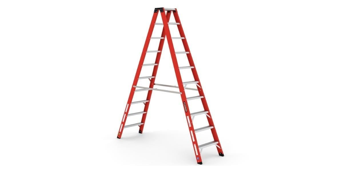 Çağsan Fibero BFC 10 A Tipi Çift Taraflı Elektrik Yalıtımlı Merdiven 3.7m