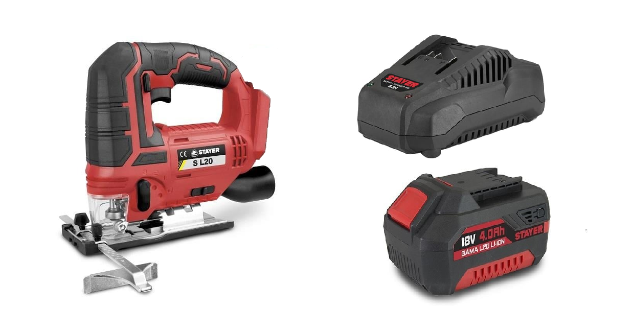 Stayer SL 20 Akülü Dekupaj Testere Set Akü +Şarj