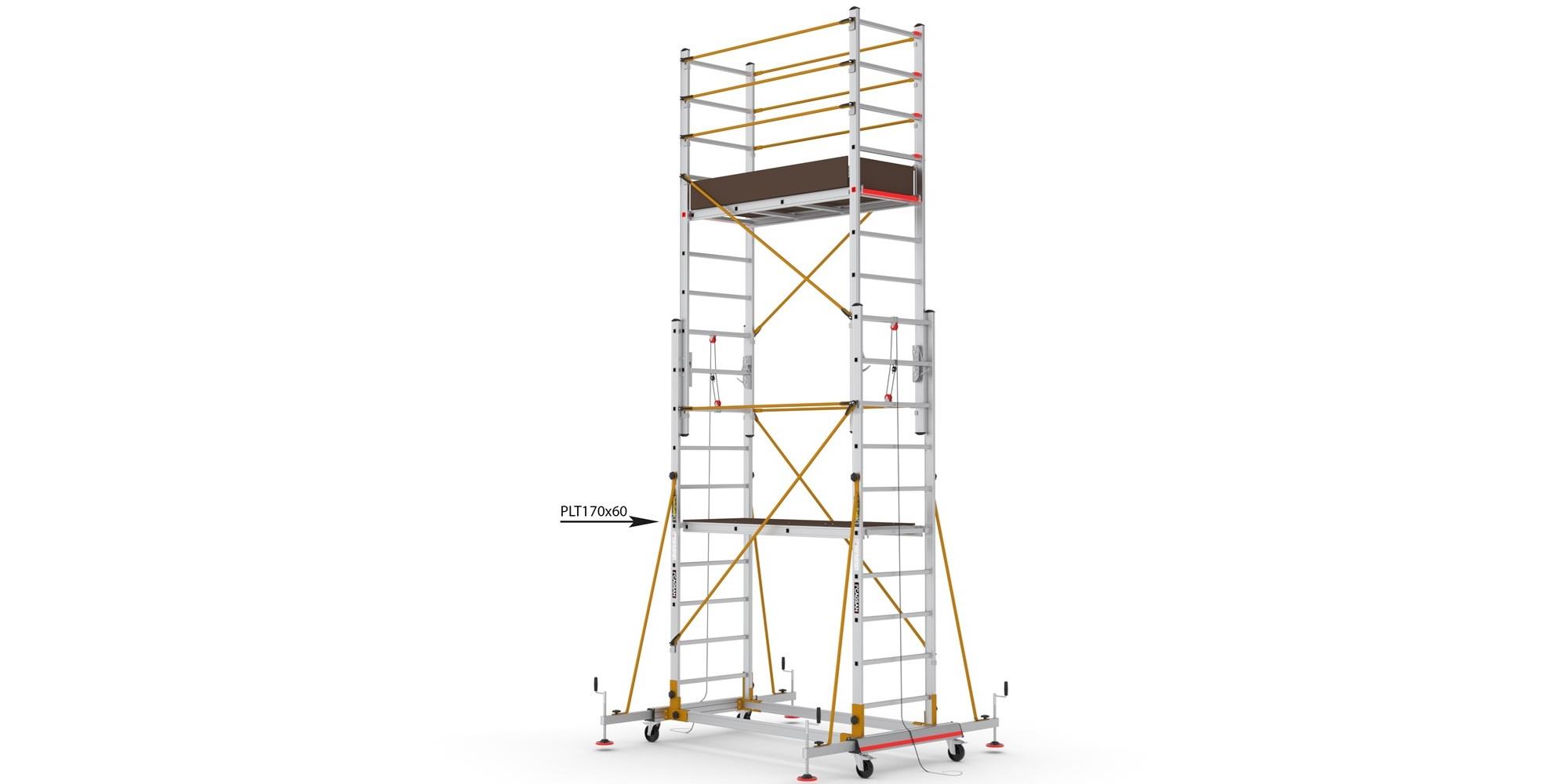 Çağsan Telesafe S005 XLN Sürgülü Alüminyum İskele 6m