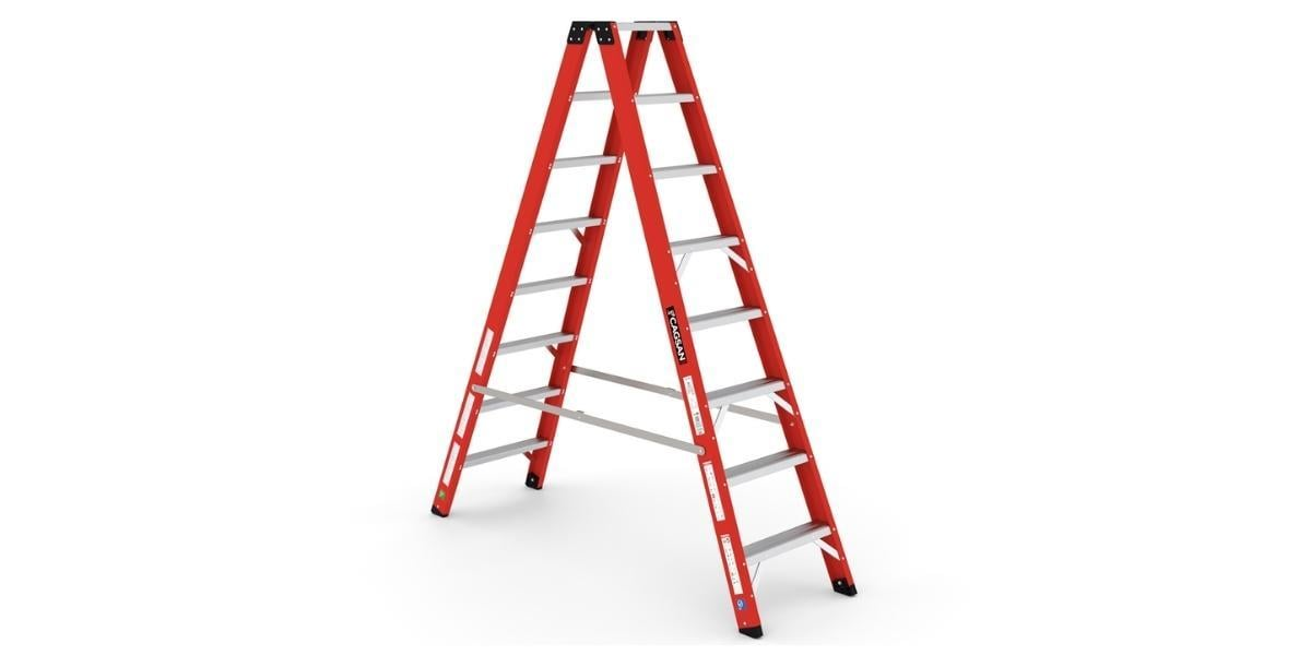 Çağsan Fibero BFC 8 A Tipi Çift Taraflı Elektrik Yalıtımlı Merdiven 3.2m