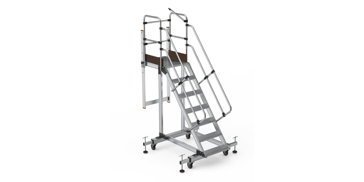 Saraylı 8506 Alüminyum Korkuluklu Tekerlekli Endüstriyel Platform 2.8m