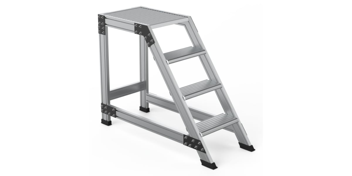 Saraylı 8303 Alüminyum Çok Amaçlı Montaj Merdiveni 2m