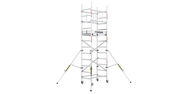 Çağsan Protube ST 240 M 100 Solo Mini Alüminyum İskele 4.4m