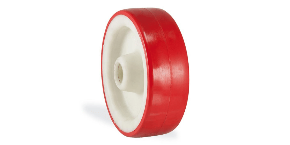 Kama 150x45 PUB Poliamid Kasnaklı Enjeksiyon Baskı Poliüretan Kaplı Kendinden Burçlu Yedek Teker 350kg