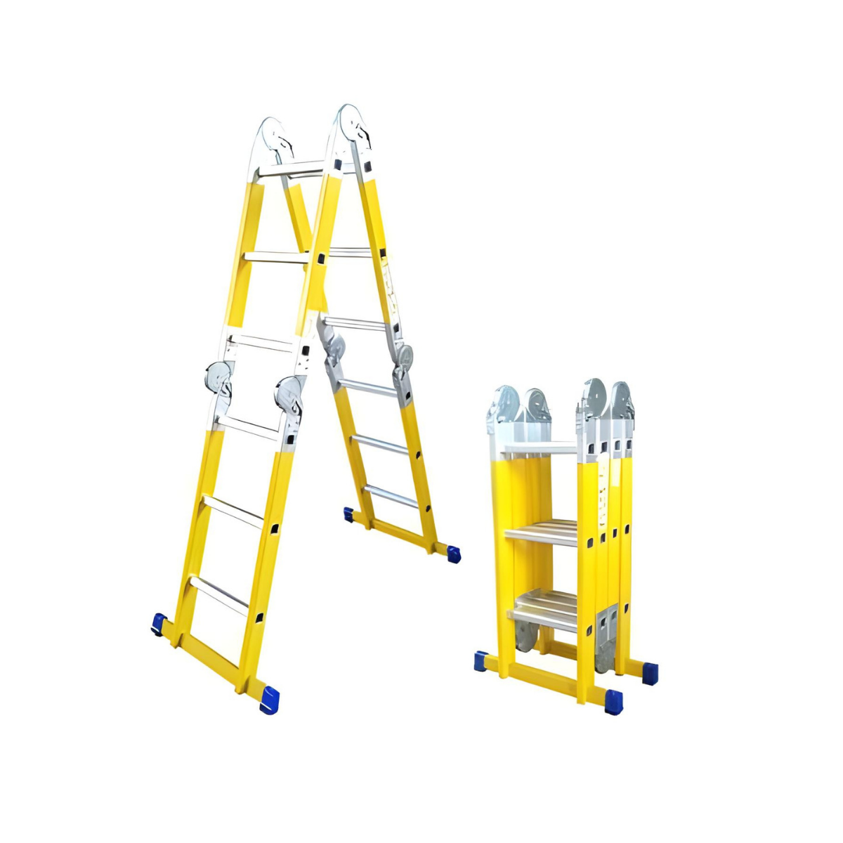 Saraylı 7612-F Çok Amaçlı Fiberglass Katlanır Merdiven 3.5m