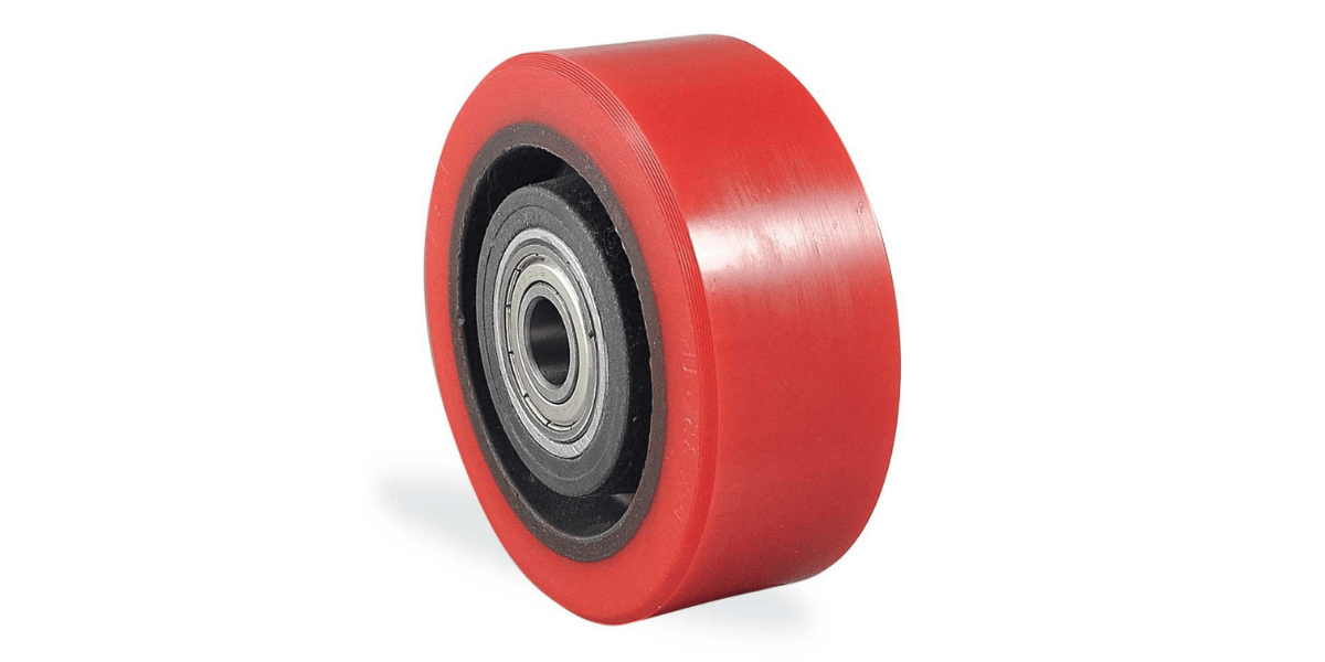 Kama 150x50 KOR Kamalon Kasnaklı Poliüretan Kaplı Rulmanlı Yedek Teker 700kg