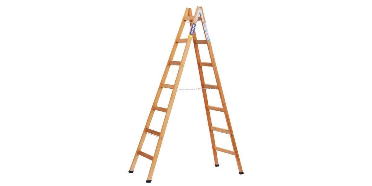 Saraylı 1407 A Tipi  Ahşap Merdiven 7 Basamak 2.3m