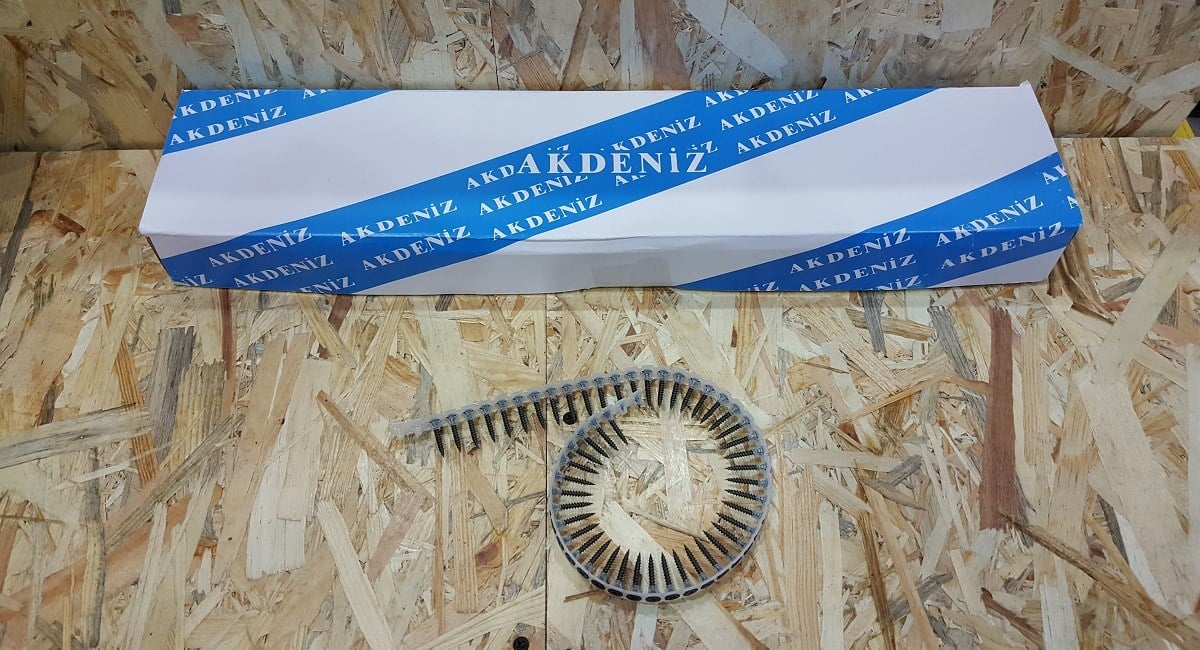 Akdeniz Şeritli Alçıpan Vidası Sivri Uç 25mm