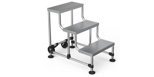 Saraylı 7803 Portatif Alüminyum Merdiven 3 Basamaklı