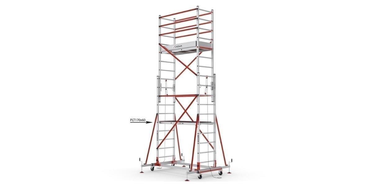 Çağsan TeleSafe S005 XLN PR Premium Sürgülü Alüminyum İskele 6m