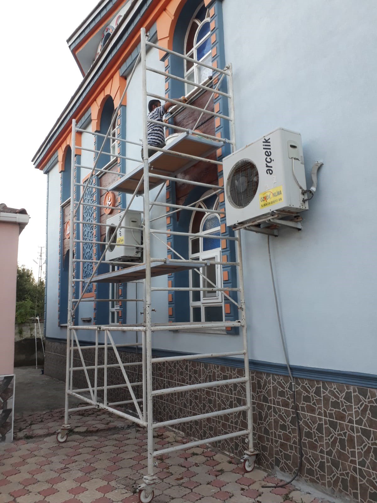 BİLAL EXPRES TEKERLEKLİ KATLANIR METAL İSKELE