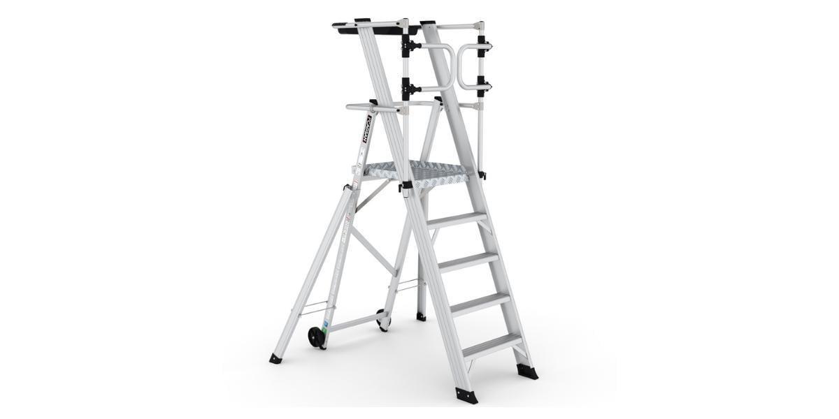 Çağsan KPN4 Key-Pro Katlanır Platformlu Merdiven 1.25m