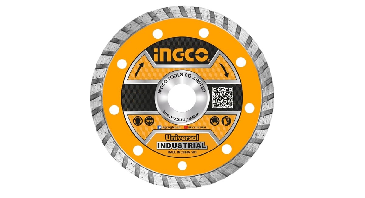 Ingco DMD031151 Endüstriyel Turbo Elmas Disk 11.5cm