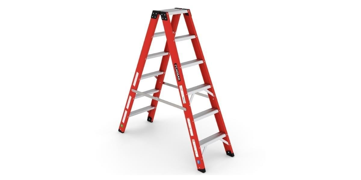 Çağsan Fibero BFC 6 A Tipi Çift Taraflı Elektrik Yalıtımlı Merdiven 2.7m