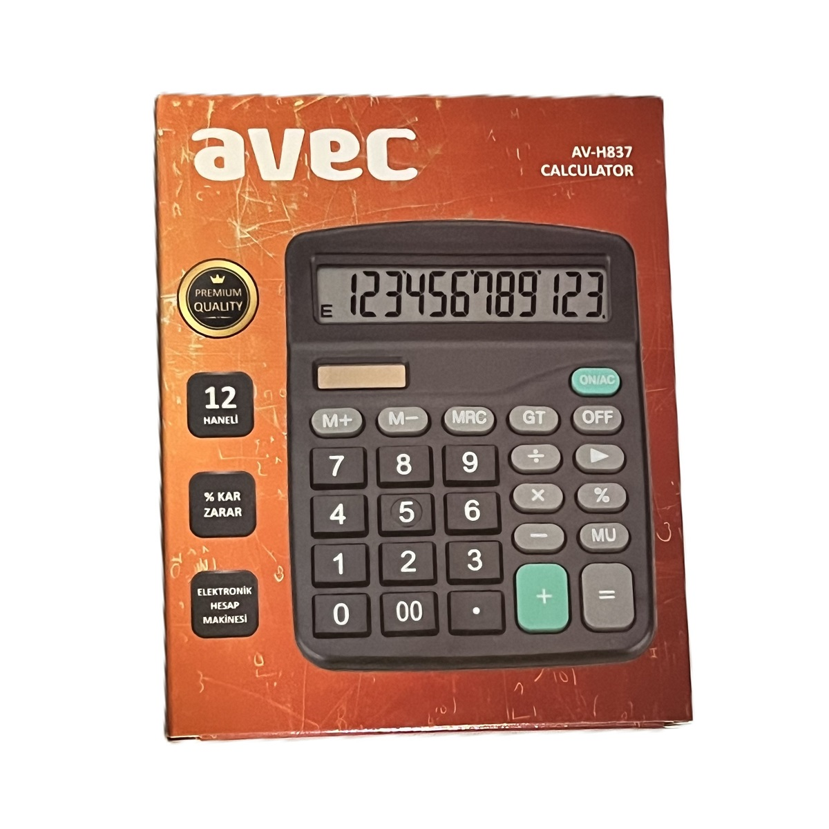 Avec AV-H837 Elektronik hesap makinesi