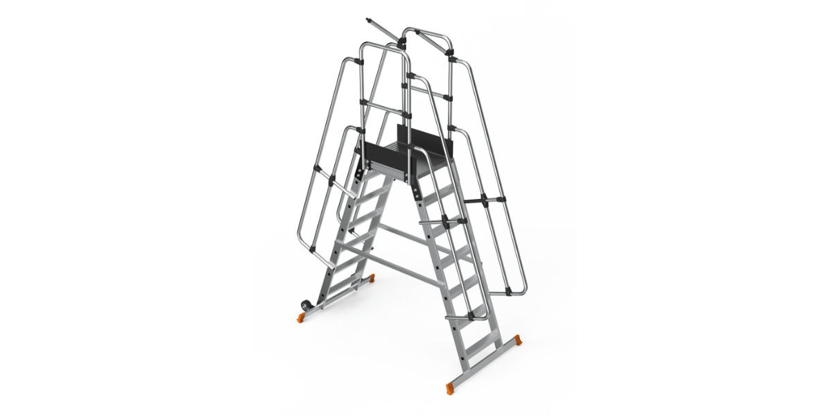 Saraylı 8606 Çift Yönlü Tekerlekli Alüminyum Platform 2.7m